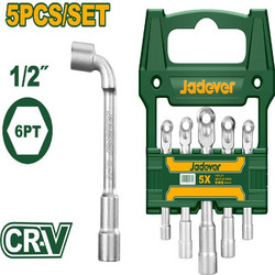ΓΩΝΙΑΚΑ ΚΛΕΙΔΙΑ ΣΩΛΗΝΩΤΑ ΣΕΤ 5 ΤΕΜ JADEVER JDTH4205 (400264)