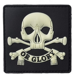 Σήμα PVC Survivors Death Or Glory 3D 6x6cm Black/Glue WQ31