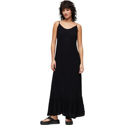 Superdry Maxi Καλοκαιρινό Καθημερινό Φόρεμα Μαύρο W8011673A-02A