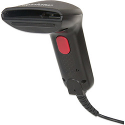 Manhattan Contact CCD Barcode Scanner BarcodeScanner Handgert 100 ScansSek decodiert USB RS232 Tastaturweiche (178488)