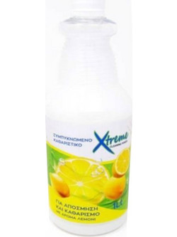 Συμπυκνωμένο καθαριστικό Xtreme με άρωμα Λεμόνι - 1lt