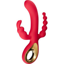 Ophelia's Dream Toys- Katuysha- Triple Pleaser Vibrator- 10MS-269