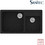 Sanitec Classic 317 Επικαθήμενος Νεροχύτης Γρανίτη Ματ Granite Black 90x51cm