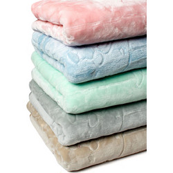 Dimcol Sweet Bear 13 Κουβέρτα Κούνιας Βελουτέ 110x140 Γκρι
