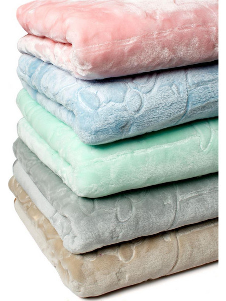 Dimcol Sweet Bear 13 Κουβέρτα Κούνιας Βελουτέ 110x140 Γκρι