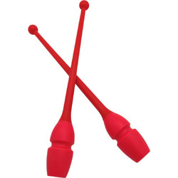 PASTORELLI CLUBS PLASTIC-RUBBER 36cm ΖΕΥΓΟΣ (009-RED) ΚΟΡΙΝΕΣ ΡΥΘΜΙΚΗΣ