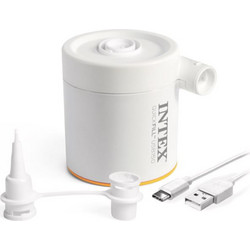Τρόμπα για Φούσκωμα - Ξεφούσκωμα 10W με Τροφοδοσία USB 5V AP616 Intex Λευκή