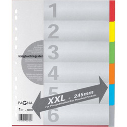 Αριθμητικά ευρετήρια Pagna XXL Α4 6 Φυλ. 32005 20