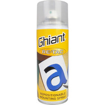 Κόλλα Ghiant spray Επανατοποθέτησης Re-Tack 400ml