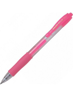 Pilot G-2 Στυλό Gel 0.7mm Νέον Ροζ BL-G2-7NP