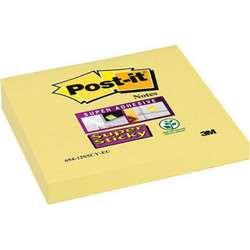 Χαρτάκια αυτοκόλλητα 3Μ Post-it 654 κίτρινος 76Χ76cm 90Φ