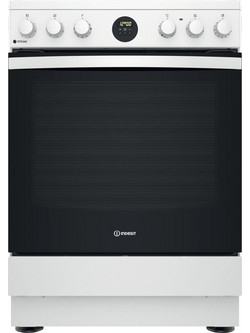 Indesit IS67V8CHW/E Κουζίνα Ηλεκτρική 69lt με Κεραμικές Εστίες 60cm