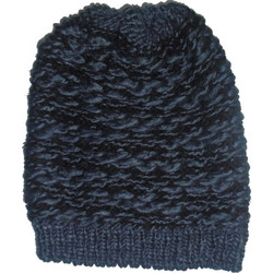 Biston fashion- unisex πλεχτό σκουφάκι, δίχρωμο. 32-601-002 060 NAVY