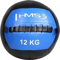 HMS WLB Μπάλα Wall 12kg σε Μαύρο Χρώμα