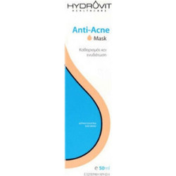 Target Pharma Hydrovit Κρεμώδης Μάσκα Προσώπου για Ακμή Ενυδάτωση & Μαύρα Στίγματα με Άργιλο 50ml