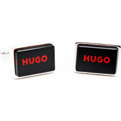 Hugo Μανικετόκουμπα μαύρα ανοξείδωτο ατσάλι