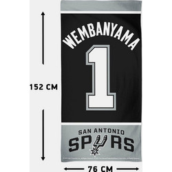 Windcraft NBA San Antonio Spurs Πετσέτα Θαλάσσης 152x76 cm A0820803 Spurs