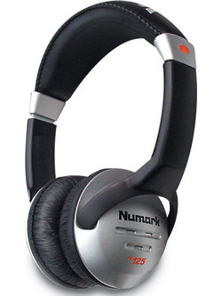 Numark HF-125 Ενσύρματα Ακουστικά DJ On Ear Μαύρα Ασημί