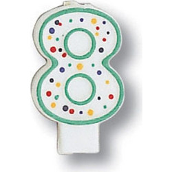 Κεράκι Polka Dot 8" Creative Converting