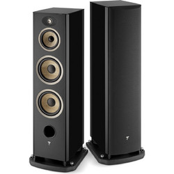 Focal Aria Evo X No4 Ζεύγος Ηχείων Hi-Fi Δαπέδου 350W 3 Δρόμων Black High Gloss