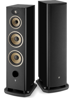 Focal Aria Evo X No4 Ζεύγος Ηχείων Hi-Fi Δαπέδου 350W 3 Δρόμων Black High Gloss