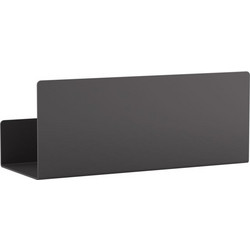 Ράφι / Σπογγοθήκη Μπάνιου (30cm) - Matt Anthracite, Pam & Co, W30 x D12 x H12 (cm) 3012-113