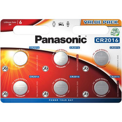 Panasonic CR2016 6τμχ