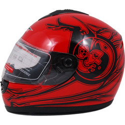 Autoline V190 Red Κράνος Μηχανής Full Face 1450gr