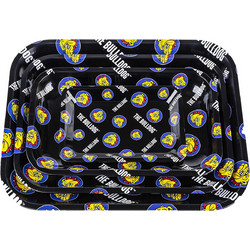 THE BULLDOG PATTERN ROLLING TRAY METAL small / medium / large ΔΙΣΚΟΙ ΓΙΑ ΣΤΡΙΦΤΟ (3 ΜΕΓΕΘΗ) GH00182-183-184