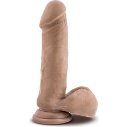 Blush Au Naturel Sensa Feel 8" Latin Ρεαλιστικό Dildo με Βεντούζα & Όρχεις 20cm Latin