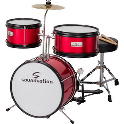 Παιδικό Σετ Ντραμς SOUNDSATION JDK313 Metallic Red