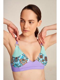 PCP GINY Bikini Top Τριγωνάκι Πολύχρωμο