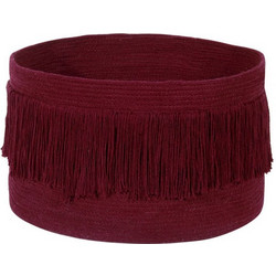 Lorena Canals. Καλάθι αποθήκευσης Fringes Savannah Red
