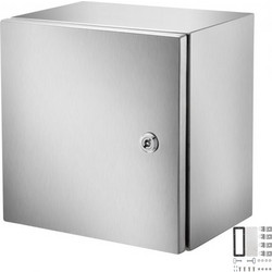 VEVOR Ανοξείδωτο Κουτί NEMA 4X, 12x12x8'' IP66 Αδιάβροχο & Ανθεκτικό στη Σκόνη, με Πλάκα Στήριξης DQX304BXG12128001V0