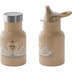 Konges Slojd Swan Παιδικό Μπουκάλι Θερμός Ανοξείδωτο BPA Free Εκρού 250ml