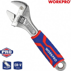 ΚΑΒΟΥΡΙΑ ΜΕ ΛΑΣΤΙΧΟ (ΓΑΛΛΙΚΑ ΚΛΕΙΔΙΑ) WORKPRO 250mm(10") WP272012 (PROFI) (ΚΑΡΤΕΛΑ) Ποσοτ.6.00