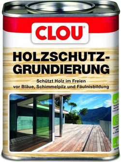 Clou Holzschutz Grundierung Συντηρητικό Ξύλου Έτοιμο προς Χρήση 0.75lt