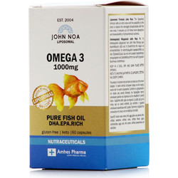 John Noa Liposomal Omega 3 Ιχθυέλαιο 1000mg 60 Κάψουλες