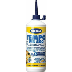 Tempo Wb 500 Κόλλα ξύλου PVAC λευκή D3 750gr - MERCOLA
