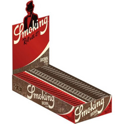 Smoking Brown Medium μεσαίο ακατέργαστο 1 & 1/4 κουτί 25 τεμ
