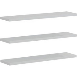 Ραφιέρα τοίχου Divar pakoworld λευκή 60x14.5x1.8εκ PW-230-000051