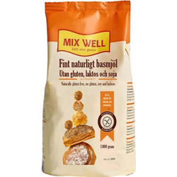 MIX WELL Μαλακό Αλεύρι για Όλες τις Χρήσεις 1 kg ΧΩΡΙΣ ΓΛΟΥΤΕΝΗ