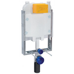 Ideal Standard Deco C6611AA Εντοιχιζόμενο Καζανάκι 2 λειτουργιών για Κρεμαστή Λεκάνη με πλαίσιο (8cm)