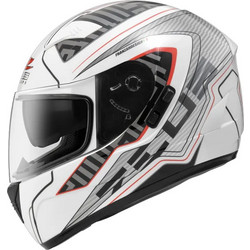 Zeus 810A J26 White / Silver Κράνος Μηχανής Full Face