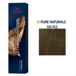 Wella Koleston Perfect Me+ Pure Naturals 66/02 Intense Dark Blonde Μόνιμη Βαφή Μαλλιών 60ml