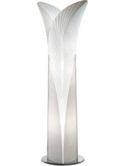 Επιδαπέδιο Φωτιστικό 2xE27 Λευκό 118cm Las Palmas PALFL00WHT00000000EU Slamp. PALFL00WHT00000000EU Λευκό