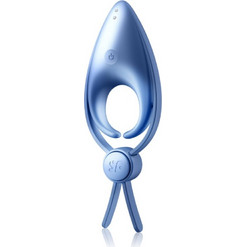 Satisfyer Sniper Ring Ελαστικό Δαχτυλίδι Πέους Σιλικόνης με Δόνηση Μπλε