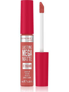 Rimmel Stay Matte 600 Coral Sass Long Lasting Satin Liquid Κραγιόν 5.5ml