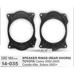 Βάσεις ηχείων TOYOTA Camry 2002-2005 Corolla Altis, Solara 2002+ ICE 14-035