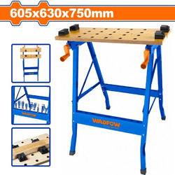 Πτυσσόμενος Πάγκος Εργασίας 605X480X750MM Wadfow (WWE1525)